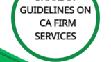SHARIAH GUIDELINES ON  CA FIRM SERVICES